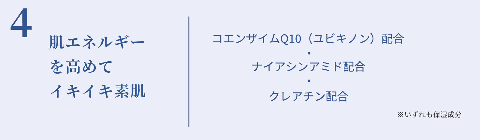 肌エネルギーを高めてイキイキ素肌